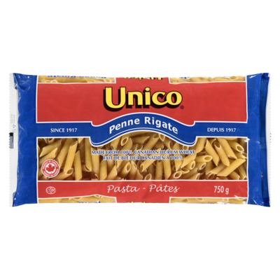 Unico Pâtes penne rigate 750 g, 0,44 $/100g