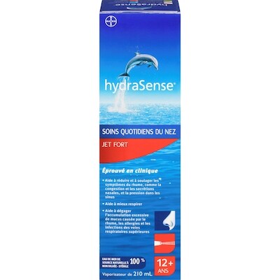 Hydrasense Vaporisateur nasal Jet fort, Soins quotidiens du nez 210 ml, 8,32 $/100ml