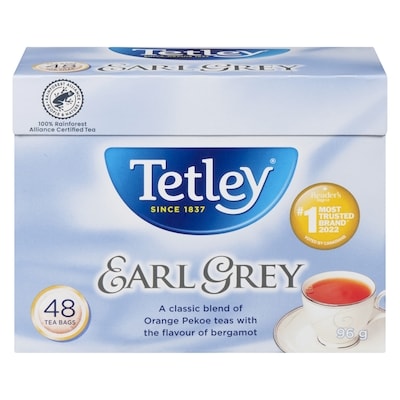 Tetley Earl Grey Tea 48 Tea Bags 48 ea, $0.21/1ea