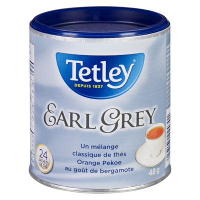 Tetley Thé Earl Grey 24 ea, 0,19 $/1ch
