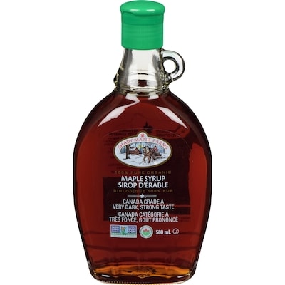Shady Maple Farms Sirop d’érable foncé biologique 500 ml, 3,60 $/100ml