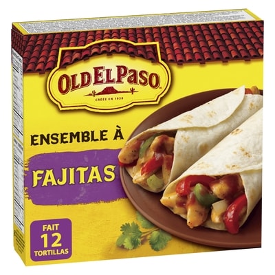 Old El Paso Ensemble repas pour fajitas 400 g, 0,94 $/100g