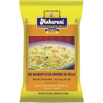 Maharani Sella Basmati Rice 18.18 kg, $0.33/100g