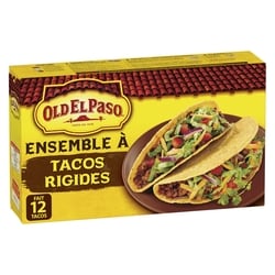 Old El Paso Ensemble à tacos rigides 250 g, 2,80 $/100g