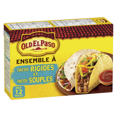 Old El Paso Ensemble Dîner Taco Rigides & Souples 340 g, 1,70 $/100g