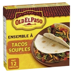 Old El Paso Trousse à tacos souples 400 g, 1,62 $/100g