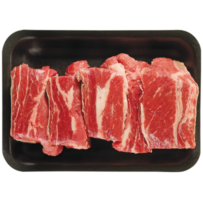 null Côtes de bœuf à braiser 35,25 $/1kg 15,99 $/1lb