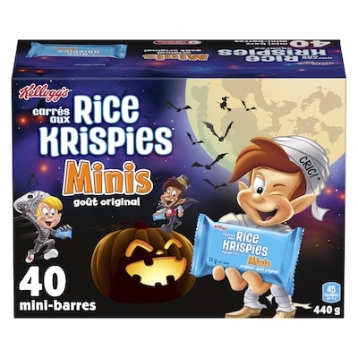 Kellogg’s Gâteries Mini carrés Halloween 440 g, 1,70 $/100g