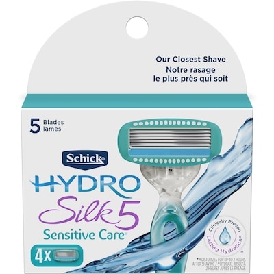 Schick Cartouches de lames Schick Hydro Silk Sensitive Care pour femmes, 4u 4 ea, 21,99 $/1ch