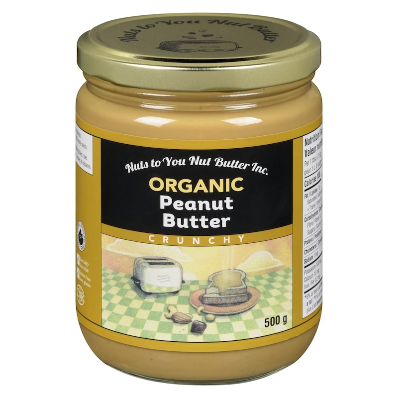 Organic Peanut Butter, Crunchy