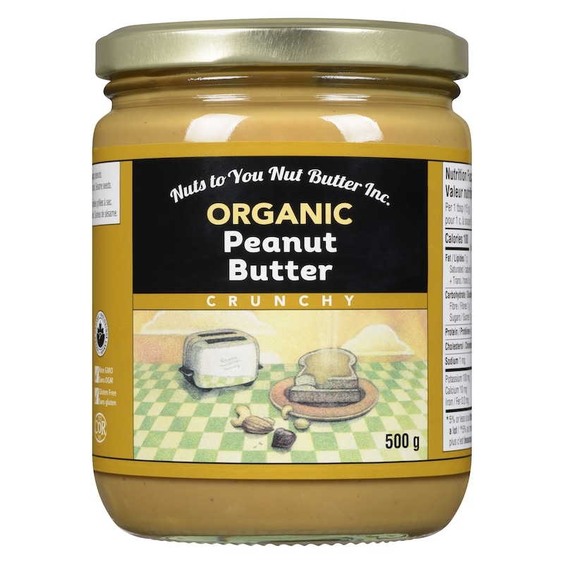 Organic Peanut Butter, Crunchy