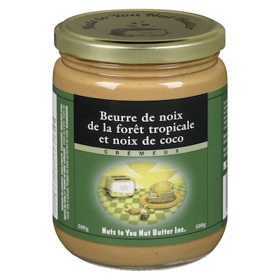 Nuts to You Beurre de noix tropicales avec noix de coco 500 g, 3,20 $/100g