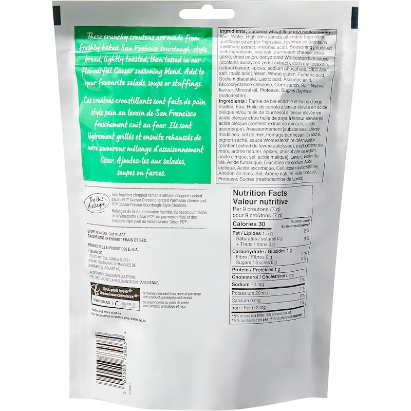 Caesar Flavour Sourdough Style Croutons