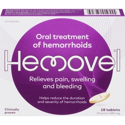 Hemovel Hemorrhoid Treatment      18 ea, $1.00/1ea