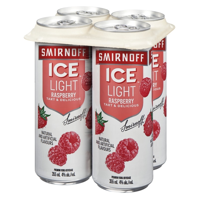 Ice Light Premium Vodka Beverage Raspberry (ID required at pick-up)