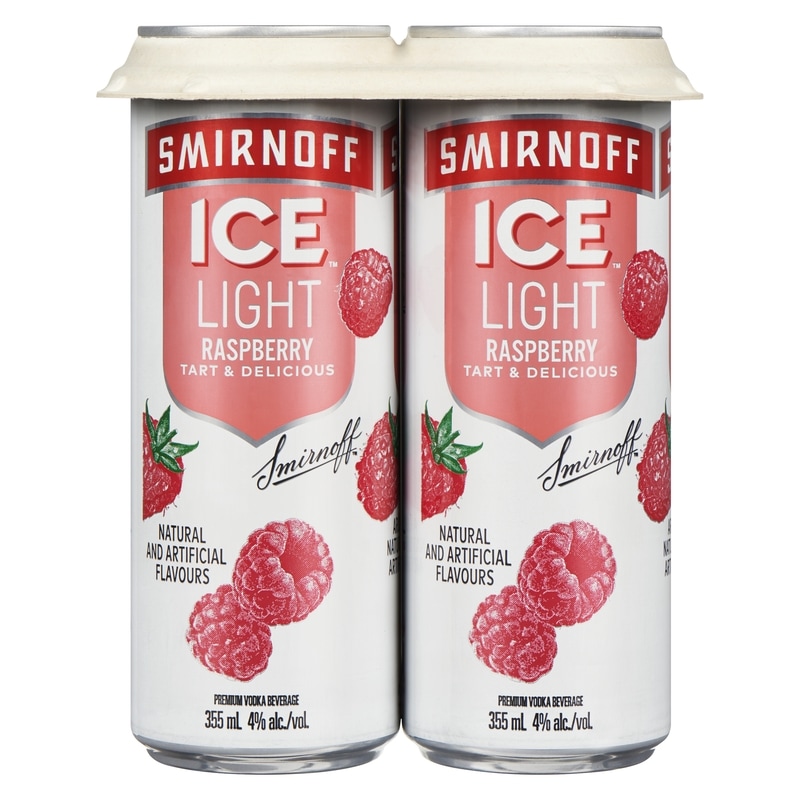 Ice Light Premium Vodka Beverage Raspberry (ID required at pick-up)