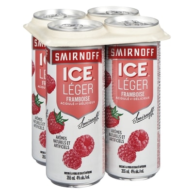 Ice léger boisson à la vodka de qualité supérieure framboise (Pièce d’identité requise au moment du ramassage)