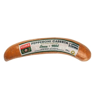 Roma Caserta Pepperoni Mild Stick 200 g, $2.25/100g