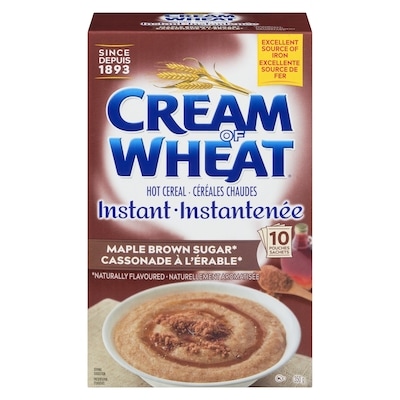 Cream of Wheat Céréales à l’érable et à la cassonade 350 g, 1,71 $/100g