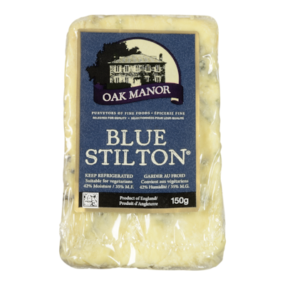 Oak Manor Fromage Stilton 150 g, 6,66 $/100g