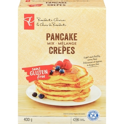 President's Choice Gluten Free Pancake Mix 400 g, $1.50/100g