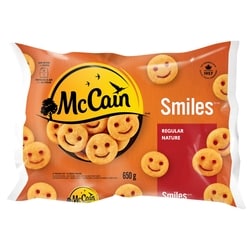 McCain Smiles - Smiley Face Fries 650 g, $0.92/100g