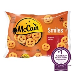 McCain Smiles - Smiley Face Fries 650 g, $0.92/100g