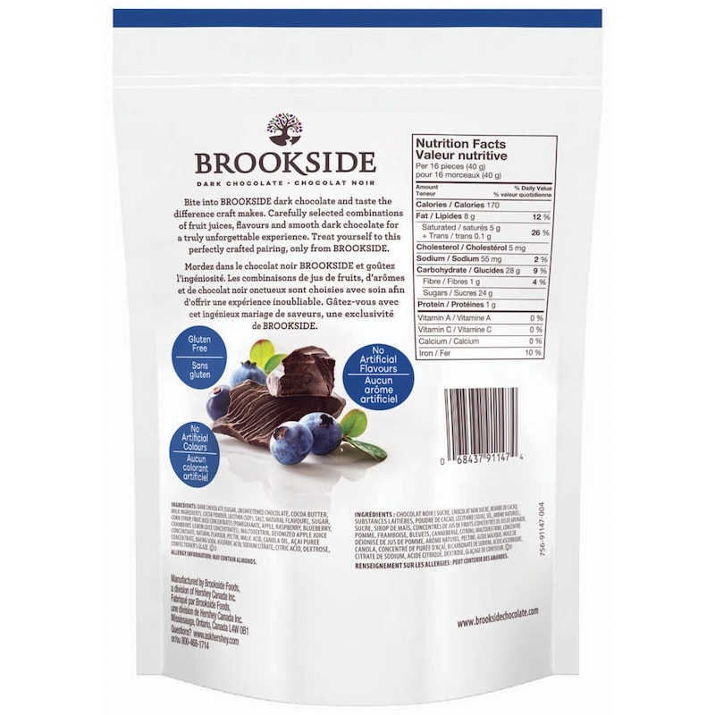 Dark Chocolate  Acai & Blueberry