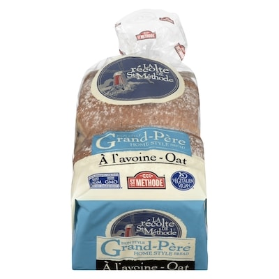 St Méthode Pain style Grand-Père à l'avoine 600 g, 0,83 $/100g