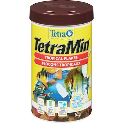 Tetra Nourriture en flocons pour poisson tropical 62 g, 12,89 $/100g