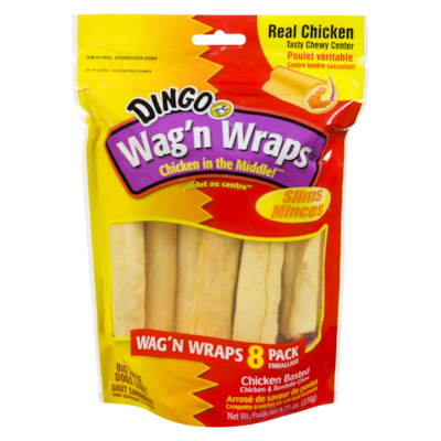Dingo Wag 'n Wrap Dog Treats 276 g, $4.71/100g