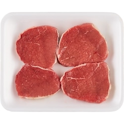 null Beef Eye of Round Steak, Club Pack $23.12/1kg $10.49/1lb