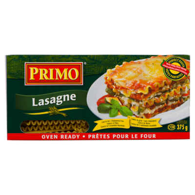 Primo Oven Ready Lasagne 375 g, $0.73/100g