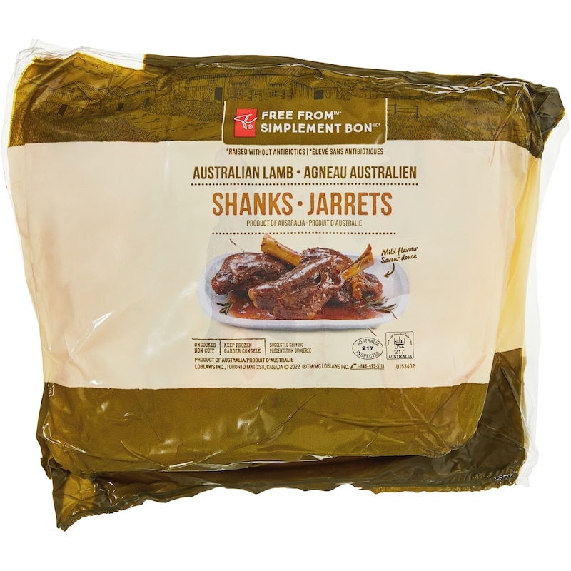 Free From Australian Lamb Shanks