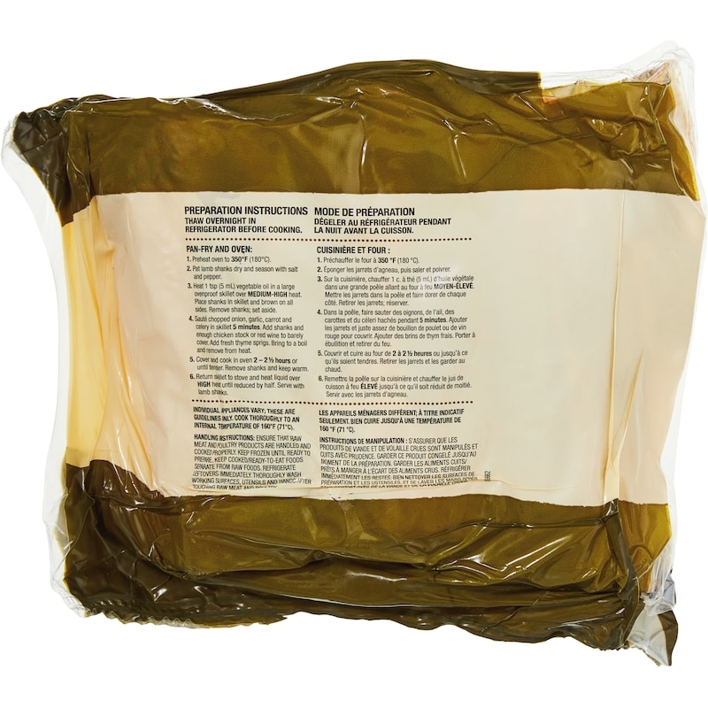 Free From Australian Lamb Shanks