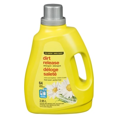 Sans Nom Détergent à lessive liquide déloge saleté HE, parfum frais 2.95 l, 0,27 $/100ml