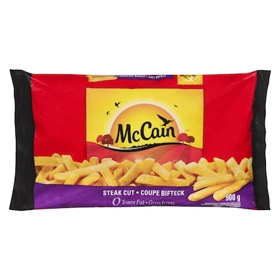 McCain Frites coupe bifteck 900 g, 0,39 $/100g