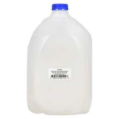null Bouteille d’eau 4 l 4 l, 0,05 $/100ml