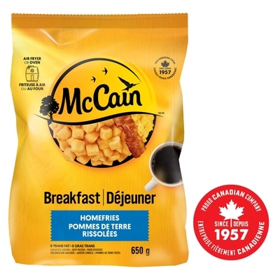 McCain Pommes de terre rissolées 650 g, 0,77 $/100g
