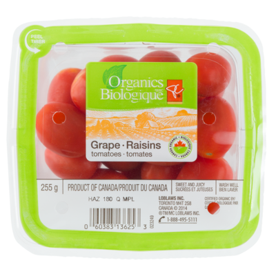 PC Biologique Tomates Raisins 255 g, 1,76 $/100g