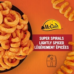 McCain Super Spirals® - Curly Fries - 650 g | Zehrs