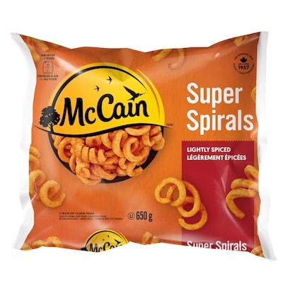 McCain Frites spirales Super Spiralsᴹᴰ 650 g, 0,92 $/100g