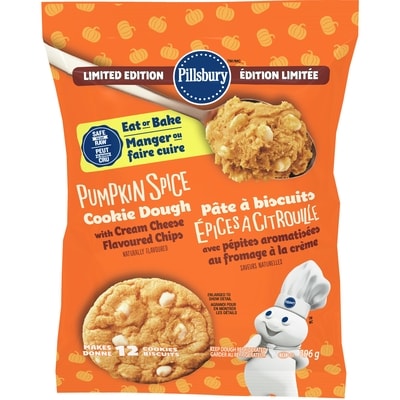 Pillsbury Biscuits Prêts à cuire épices et citrouille 396 g, 1,14 $/100g