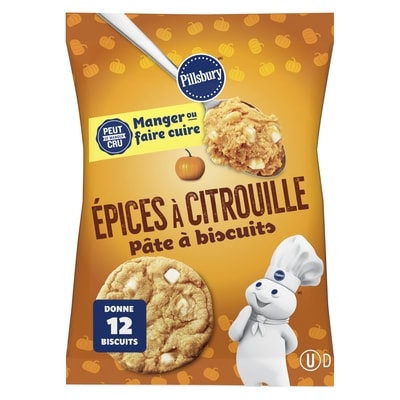 Pillsbury Biscuits Prêts à cuire épices et citrouille 396 g, 1,34 $/100g