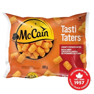 McCain Bouchées de pommes de terre Tasti Tatersᴹᴰ 800 g, 0,75 $/100g