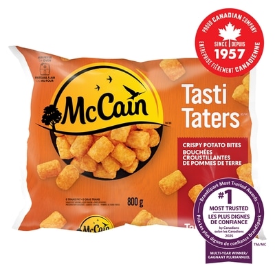 McCain Bouchées de pommes de terre Tasti Tatersᴹᴰ 800 g, 0,75 $/100g