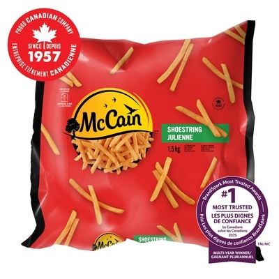 McCain Shoestring Fries 1.5 kg, $0.57/100g
