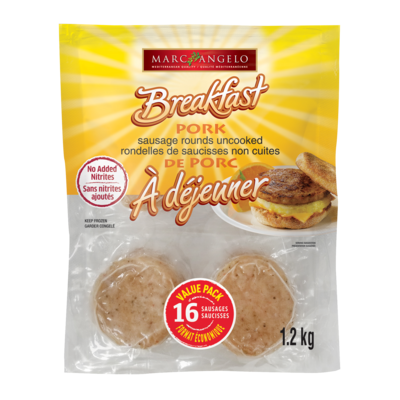 Marcangelo Pork Breakfast Patties 1.2 kg, $1.17/100g