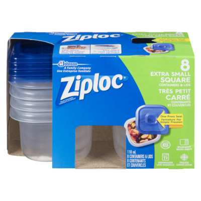 Ziploc Food Storage Containers with Smart Snap Technology, Mini Square 1 ea, $5.99/1ea
