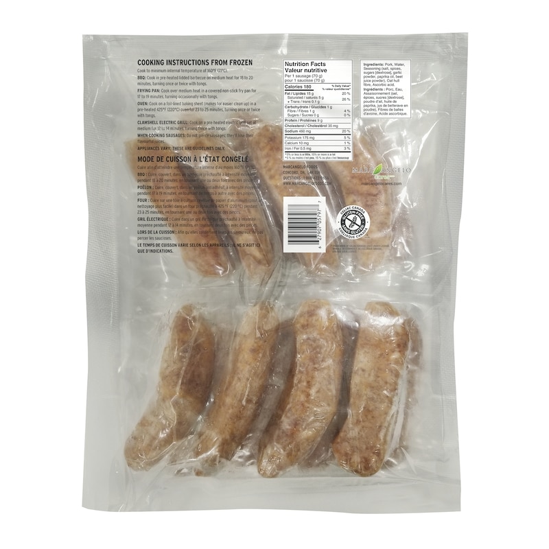 Italian Sausages, Sweet